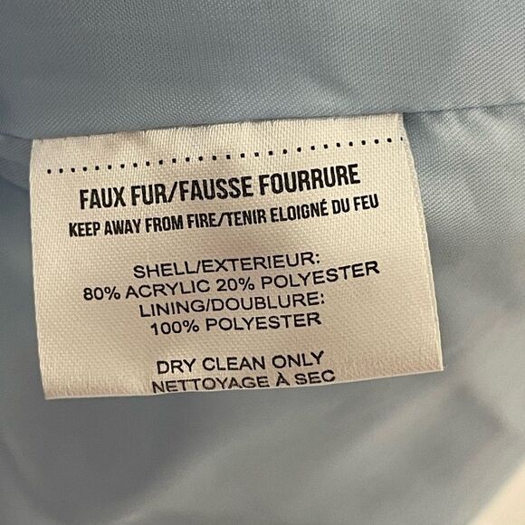 Apparis Sky Blue Teddy Jacket - Picture 5 of 7